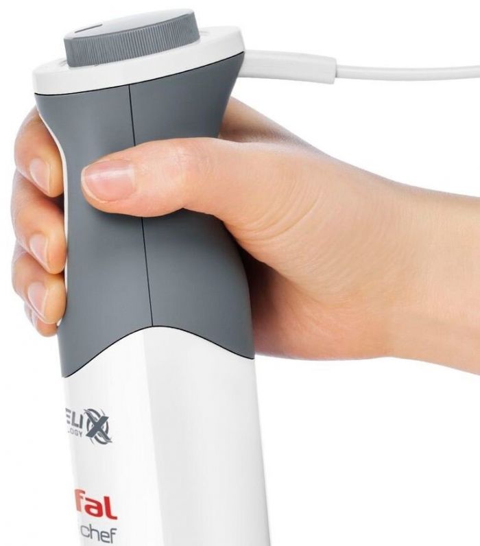 Блендер Tefal заглибний Optichef 800Вт, 3в1, чаша-800мл, чопер-500мл, турборежим, білий