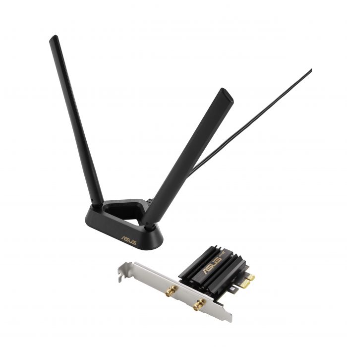Адаптер WiFi ASUS PCE-AXE59BT AXE5400, PCI-Express x1, BT5.2