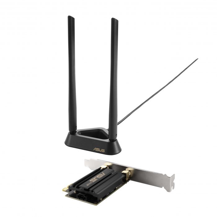 Адаптер WiFi ASUS PCE-AXE59BT AXE5400, PCI-Express x1, BT5.2