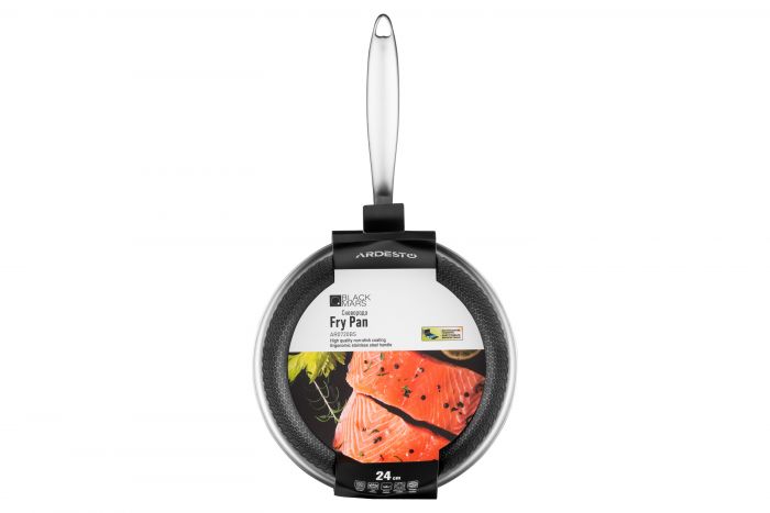 Сковорода ARDESTO Black Mars Avior, 24см, нержавіюча сталь Triply