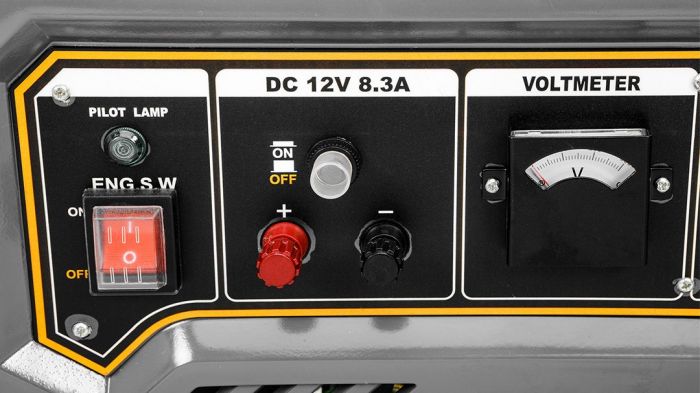 Генератор бензиновий GRAPHITE 230В, 2/2.2кВт, ручний стартер, 40кг