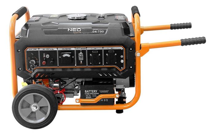 Генератор бензиновий Neo Tools 230В (1 фаза), 2.8/3кВт, електростарт, AVR, 45кг