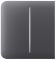 Кнопка бічна для двоклавішного вимикача Ajax SideButton 2-gang for LightSwitch ,Jeweler,бездротовий, graphite