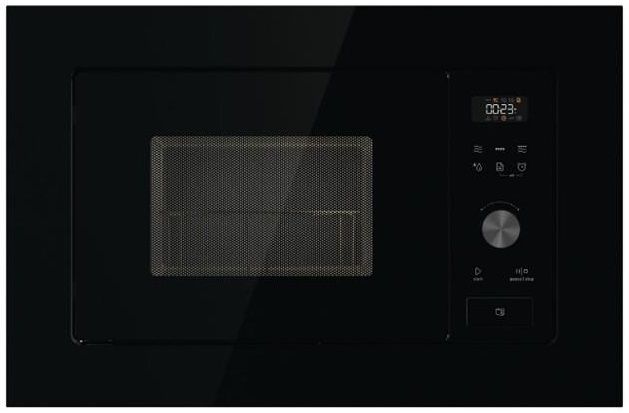 Мікрохвильова піч Gorenje вбудовувана, 20л, електр. управл., 800Вт, гриль, дисплей, чорний