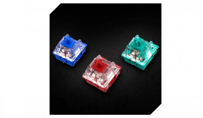 Клавіатура механічна HyperX Alloy Origins PBT 104key, Red, USB-A, EN/UA, RGB, чорний