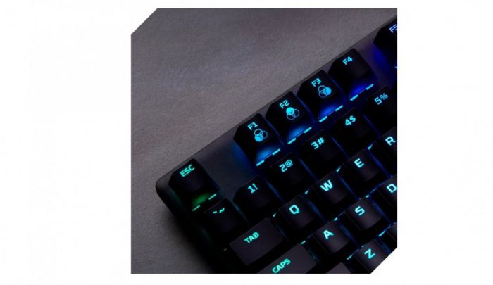 Клавіатура механічна HyperX Alloy Origins PBT 104key, Red, USB-A, EN/UA, RGB, чорний