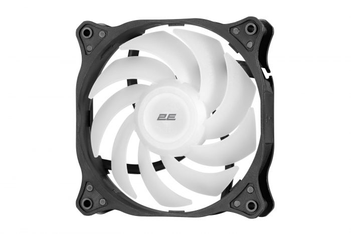 Корпусний вентилятор 2E GAMING F120-ARGB, 120мм, 1200rpm, 3pin, 3pin +5VARGB, 24dBa, чорний
