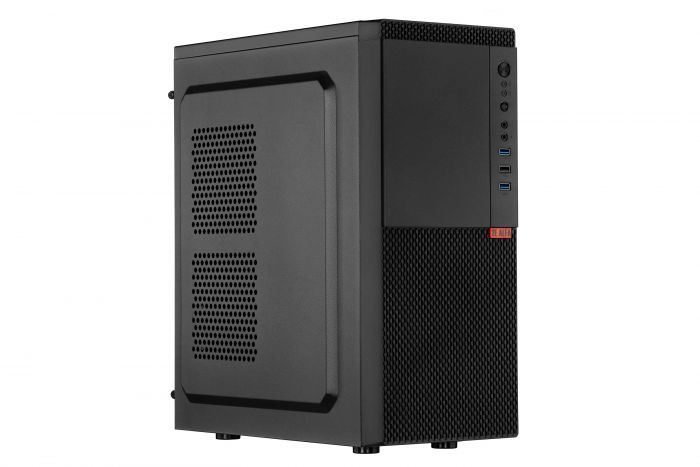 Корпус 2E Alfa E130 без БЖ 2xUSB3.0, 1xUSB2.0, 1x80мм, VGA 320мм, ATX, чорний