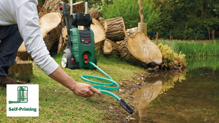 Мінімийка високого тиску Bosch UniversalAquatak 135, 1900Вт, 135бар, 410л/год, насадка 3в1, 7.9кг