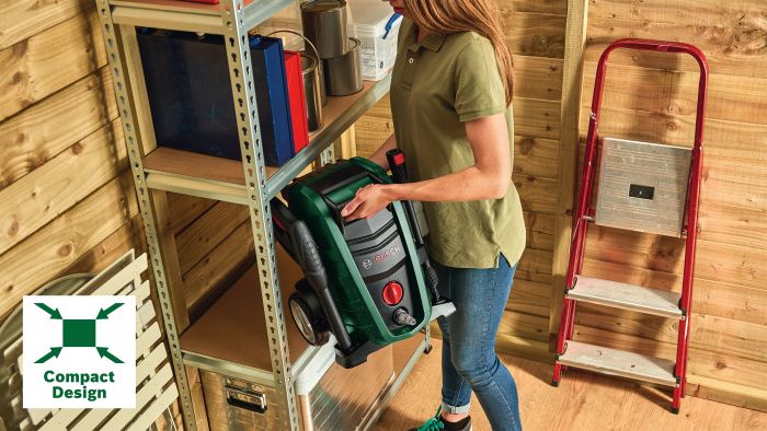 Мінімийка високого тиску Bosch UniversalAquatak 135, 1900Вт, 135бар, 410л/год, насадка 3в1, 7.9кг