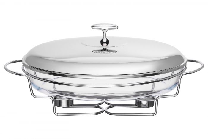 Марміт ARDESTO Black Mars, 3000л, скло, нержавіюча сталь, овальна, прозорий