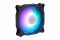 Корпусний вентилятор 2E GAMING F120-ARGB, 120мм, 1200rpm, 3pin, 3pin +5VARGB, 24dBa, чорний