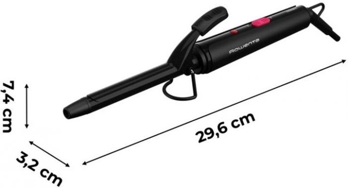 Плойка Rowenta Curling Tong, 25Вт, темп.режимів-1, D -16mm, >180С, кераміка, чорний