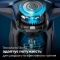Бритва електр. Philips роторна Series 7000, 9Вт,  бритв.головок-3, Li-Ion, сух.+волог., тример, чохол, Bt., сіро-синій