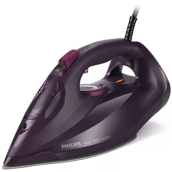 Праска Philips 7000 Series, 3000Вт, 300мл, паровий удар -250гр, постійна пара - 50гр, нерж. сталь, пурпурний