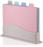 Набір дошок кухонних на підставці Ardesto Fresh, 4 шт, 33.5х23.5х6.8см, пластик