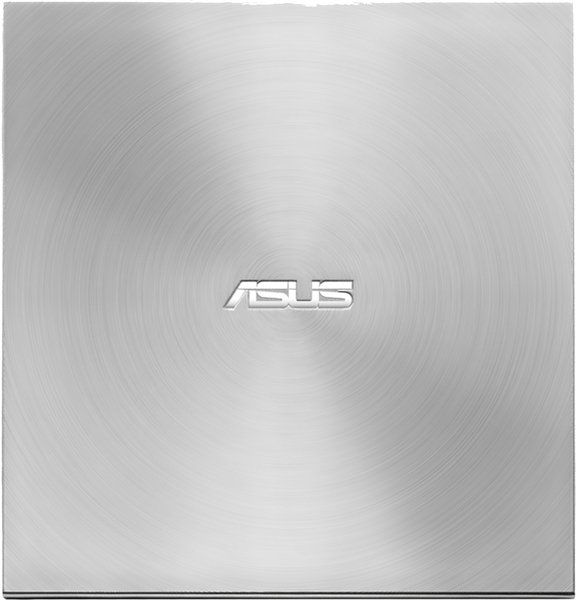 Привід оптичний портативний ASUS ZenDrive SDRW-08U7M-U DVD+-R/RW burner M-DISC USB2.0 срібний Retail Box Slim