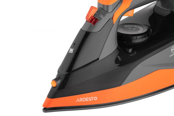 Праска Ardesto IR-C2233-GR, 2200Вт, 340мл, керам. підошва, чорно-помаранчевий