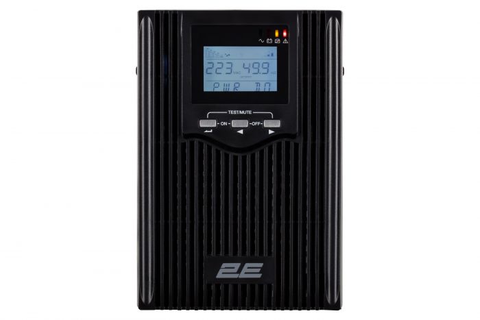 Джерело безперебійного живлення 2E PS1000L, 1000VA/800W, на зовнішні АКБ 2*12В, USB, 2xSchuko+1xC13