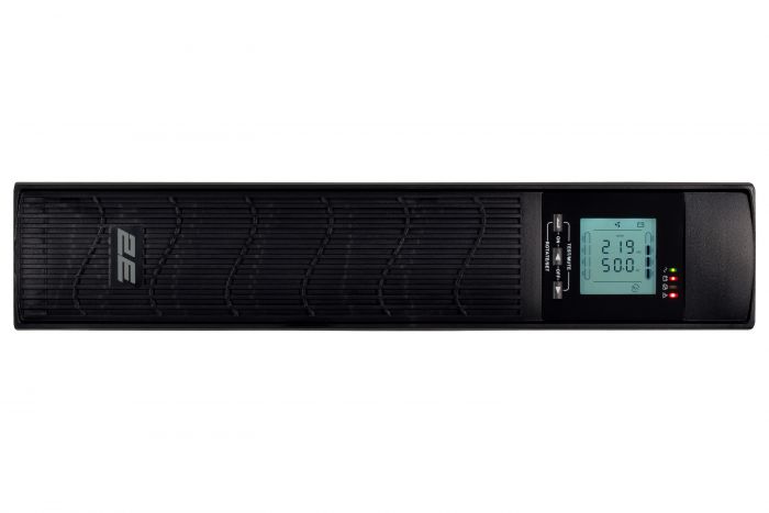 Джерело безперебійного живлення 2E PS1000RT, 1000VA/800W, RT2U, LCD, USB, 2xSchuko+1xC13