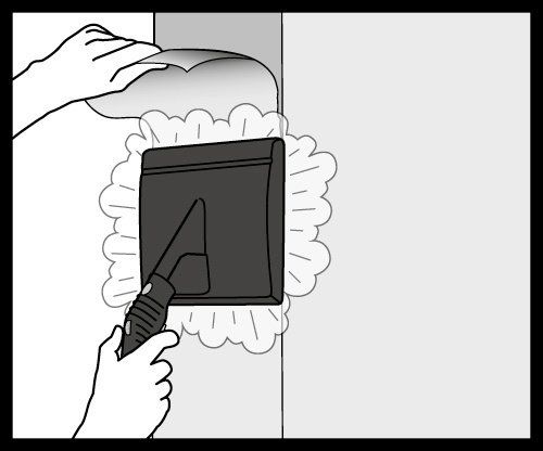 Насадка Karcher для легкого відділення шпалер і залишків клею, 0.357 кг