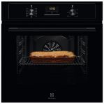 Духова шафа Electrolux електрична, 65л, A, дисплей, конвекція, телескопічні напрямні, чорний