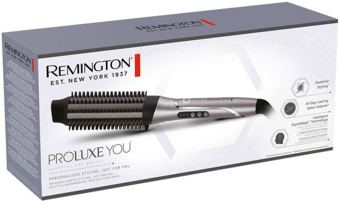 Стайлер  Remington ProLuxe You Adaptive, 62Вт, темп.режимів-3, D-38mm, іонізація, кераміка, чорно-сірий