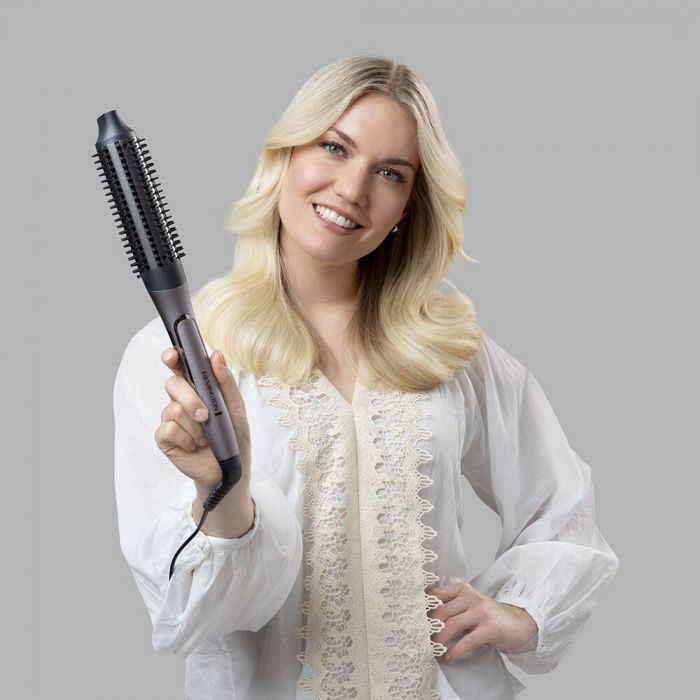 Стайлер  Remington ProLuxe You Adaptive, 62Вт, темп.режимів-3, D-38mm, іонізація, кераміка, чорно-сірий