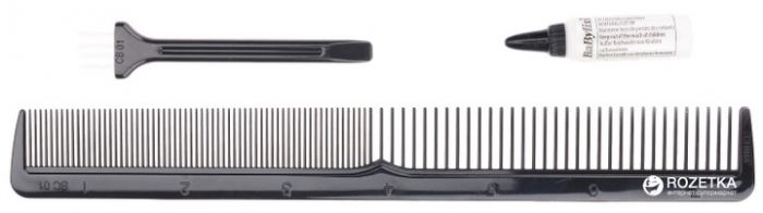Машинка для стриження  Babyliss, від мережі, насадок-8, сталь, синій