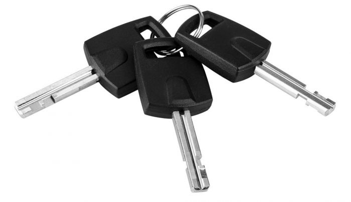 Замок протиугінний Neo Tools складаний, цинковий сплав + ABS пластик, 3 ключі, 78см, 0.62кг