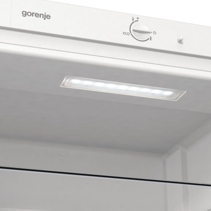 Холодильник Gorenje вбудований з нижн. мороз., 177х55х54см, 2 двері,180(68)л, А+, FrostLess , Зона св-ті, LED дисплей, Білий