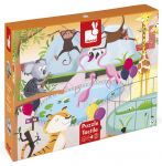 Пазл тактильний Janod День в зоопарку 20ел