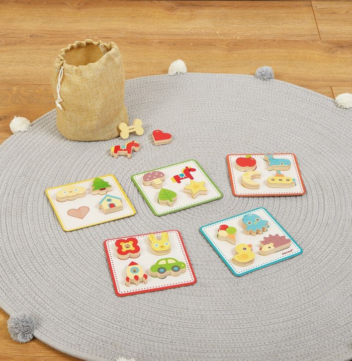 Настільна гра Janod Лото. Вивчаємо форми