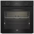 Духова шафа Beko електрична, 72л, A, дисплей, конвекція, телескопічні направляючі, чорний