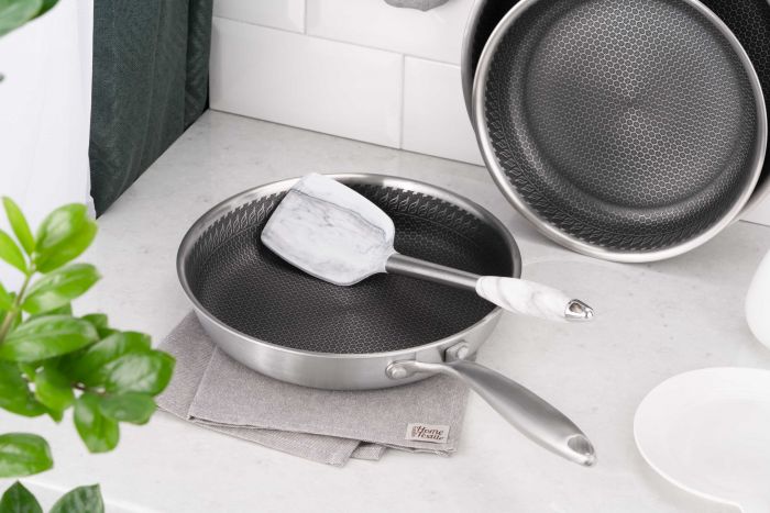 Сковорода ARDESTO Black Mars Avior, 24см, нержавіюча сталь Triply