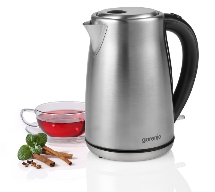 Електрочайник Gorenje 1.7л, метал, нерж