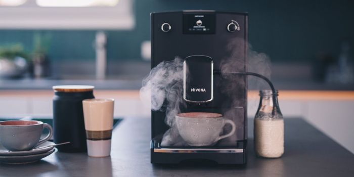 Кавомашина Nivona CafeRomatica 2.2л, зерно + мелена, автомат.капучинатор, авторецептів - 5, чорний