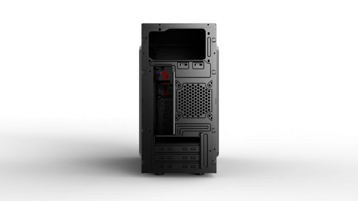 Корпус 2E Basis RD860-3U без БЖ, 1xUSB3.0, 2xUSB2.0, VGA 320мм, mATX, чорний