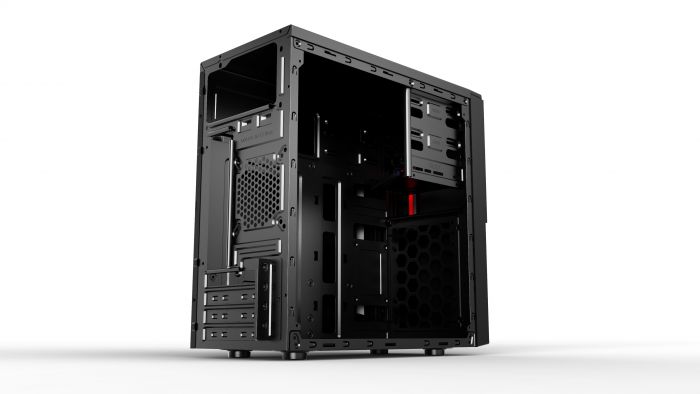 Корпус 2E Basis RD860-3U без БЖ, 1xUSB3.0, 2xUSB2.0, VGA 320мм, mATX, чорний