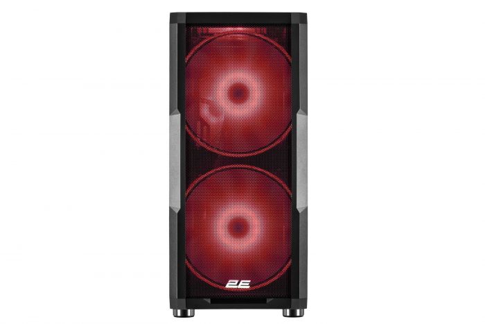 Корпус 2E GAMING Contego Neo GW05 без БЖ 2xUSB3.0, 1xUSBType-C, 2x200мм, ARGB, 3x120мм ARGB, VGA 380мм, LCS ready, контролер з пультом, TG Side Panel, EATX, чорний