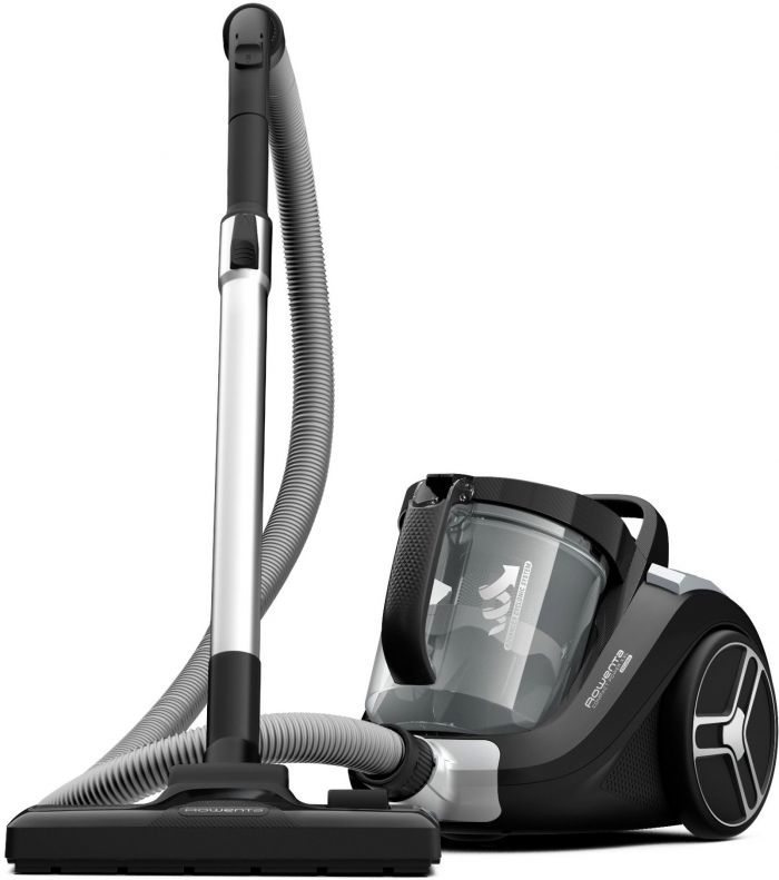 Пилосос Rowenta контейнерний Compact Power XXL Classic + Kit, 900Вт, конт пил -2.5л, HEF system, чорний