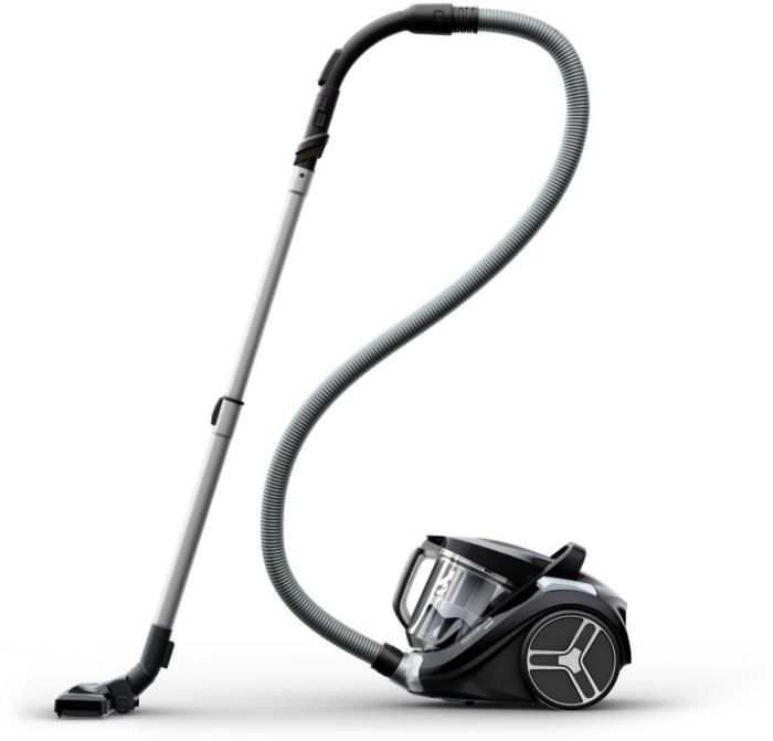 Пилосос Rowenta контейнерний Compact Power XXL Classic + Kit, 900Вт, конт пил -2.5л, HEF system, чорний