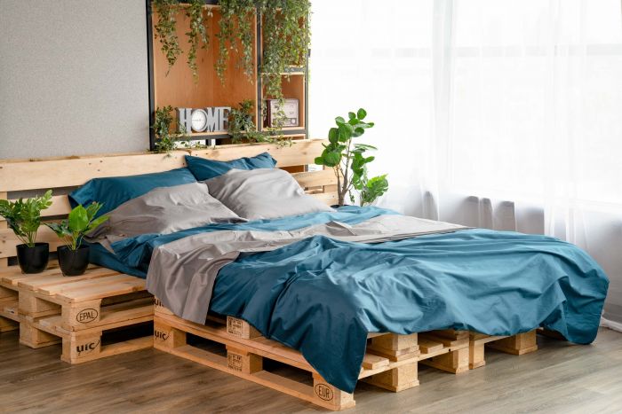 Підковдра Ardesto Mix&Match, 200х220см, 100% бавовна, сатин, синій