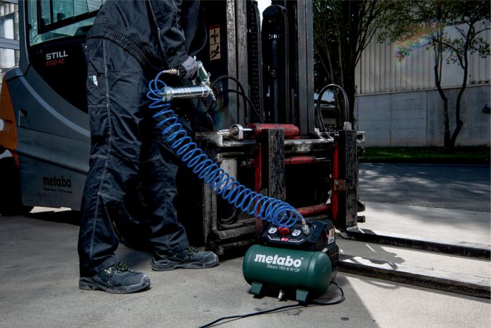 Компресор повітряний Metabo BASIC 160-6 W OF безолійний, 900Вт, 6л, 160л/хв, 8бар, 8.4кг