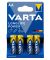 Батарейка Varta Longlife Power лужна AA блістер, 4 шт