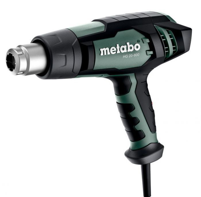 Фен будівельний Metabo HG 20-600 2000Вт 80-600°C 150/300/500л·хв 0.62кг