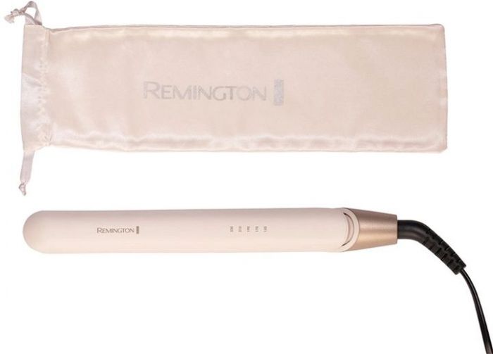 Випрямляч Remington Shea Soft, >300Вт, темп.режимів-5, 150-230С, кераміка, біло-золотий