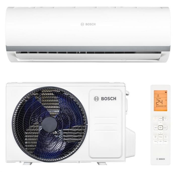 Кондиціонер Bosch Climate 2000 35м2 інвертор 12000BTU 3.5кВт A++/A+ -15°С R32 білий
