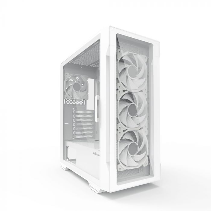 Корпус Zalman I3 Neo TG без БЖ, 1xUSB3.0, 2xUSB2.0, 4x120мм ARGB, VGA 355мм, LCS ready, TG Side/Front Panel, ATX, білий