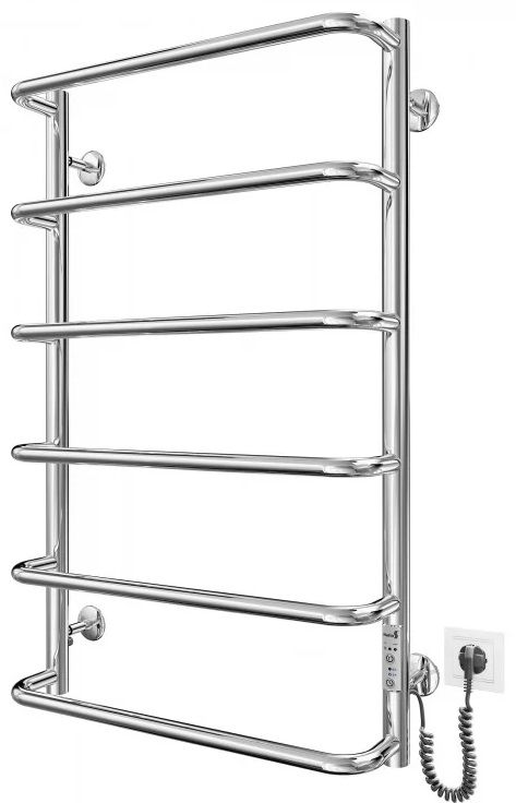Рушникосушка Mario електрична Стандарт НР-І, 800x530x150мм, таймер-регулятор, нерж.сталь, хром